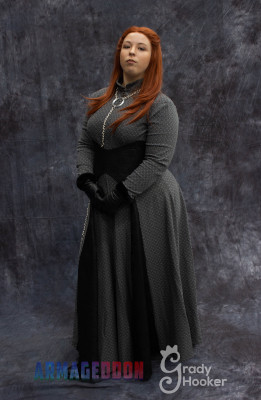 Sansa Stark posing regal-like
